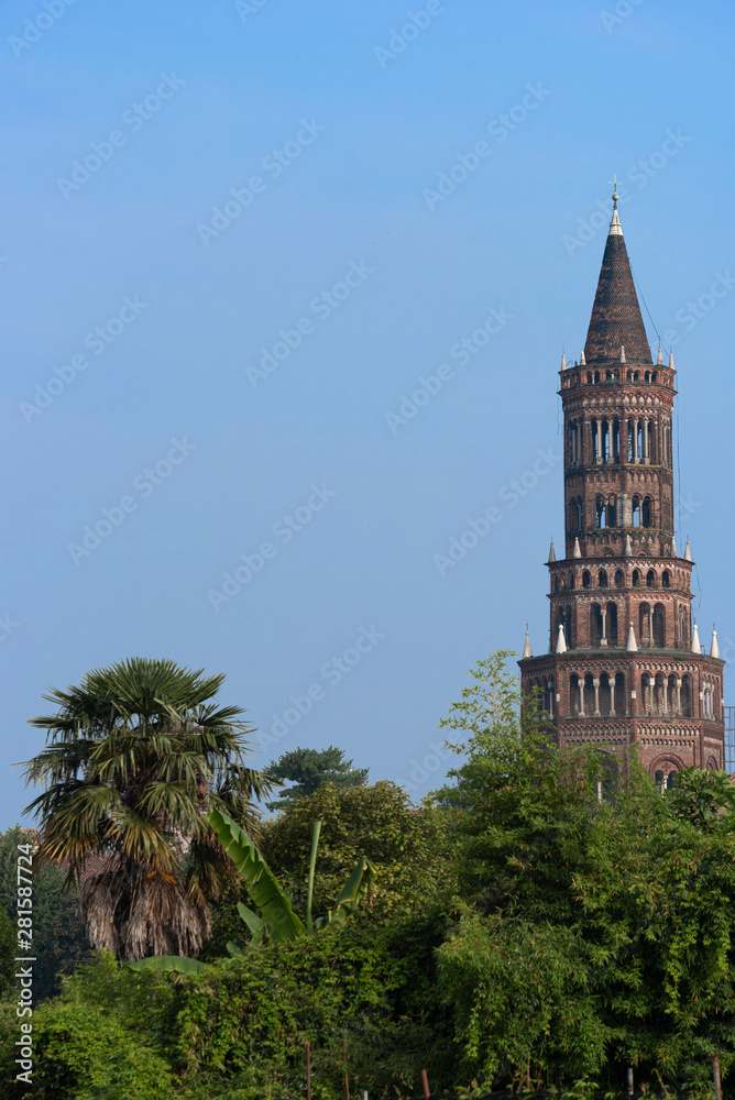Abbey of Chiaravalle, Milan: the tower Abbey of Chiaravalle, Milan: the tower