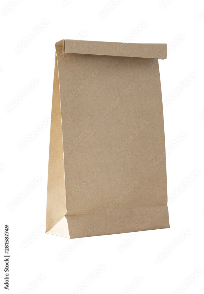 paper bag on white background paper bag on white background