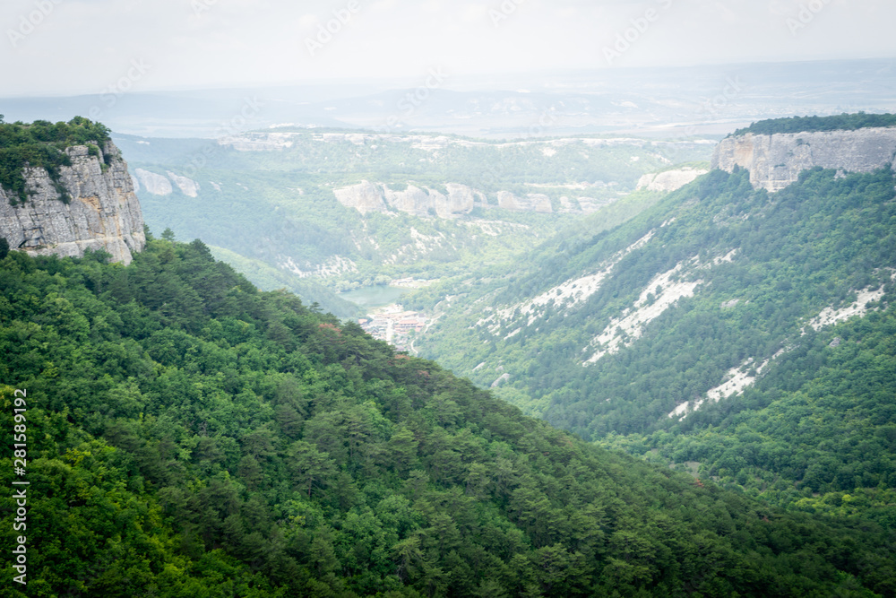 Naklejka premium amazing canyons in the south of the Crimean coast