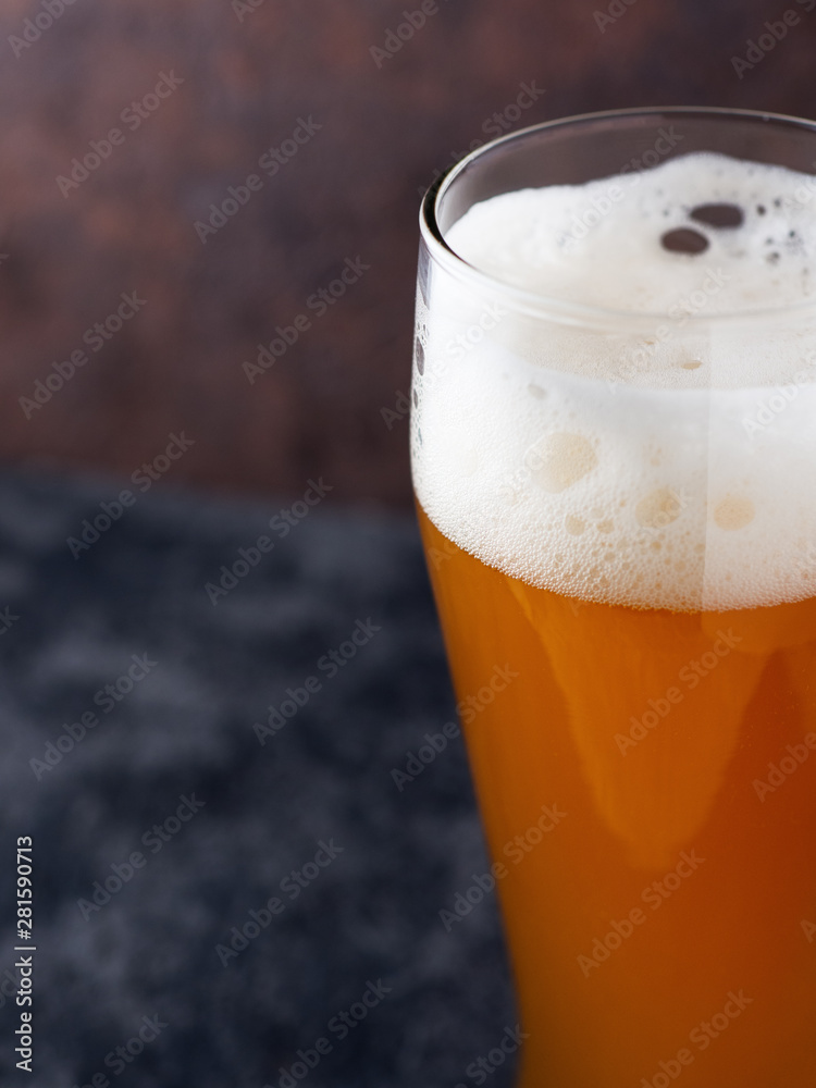 Craft beer is a sour ale with mango Craft beer is a sour ale with mango