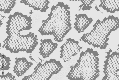 Seamless vector snakeskin repeat pattern