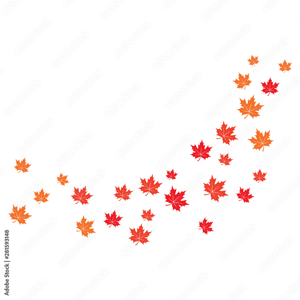 Maple leaf background vector illustration Maple leaf background vector illustration