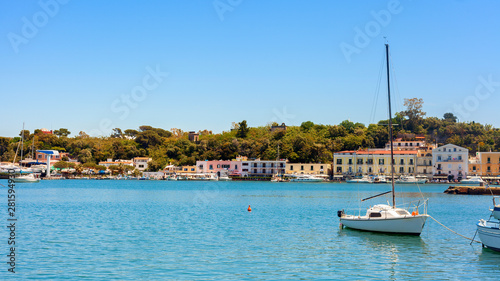 amazing sea coast in the island of ischia