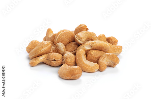 cashew nuts isolated on a white background