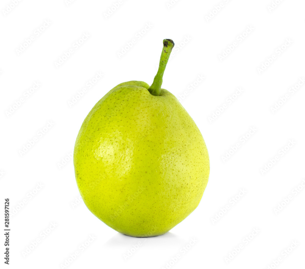 fragrant pear isolated on white background