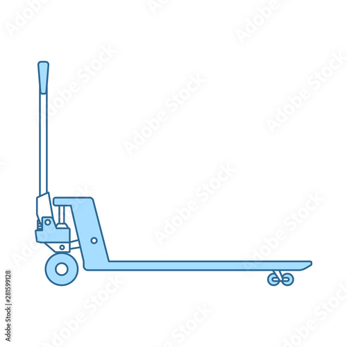 Hydraulic Trolley Jack Icon