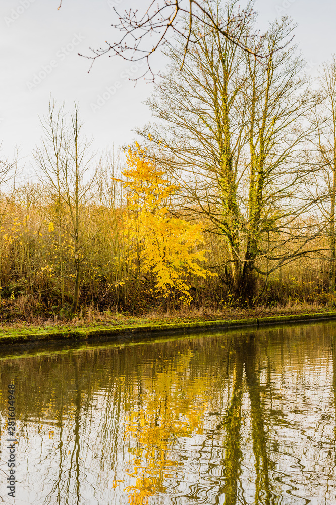 Obraz premium hatton locks grand union canal warwickshire england uk