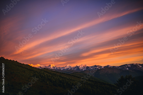 sunset in Mountains Altai © Kirill
