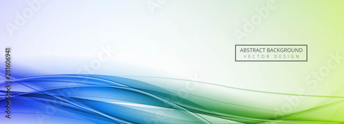 Abstract colorful header design vector