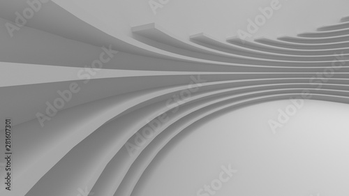 Abstract Technology Background. Minimal Architecture Design