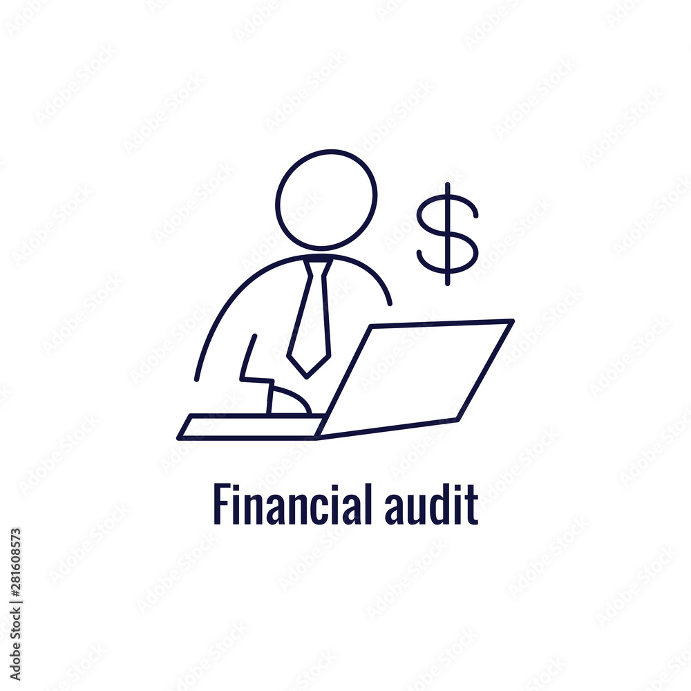 Accountant or Accounting Icon Set w money, accounting & similar concept Accountant or Accounting Icon Set w money, accounting & similar concept