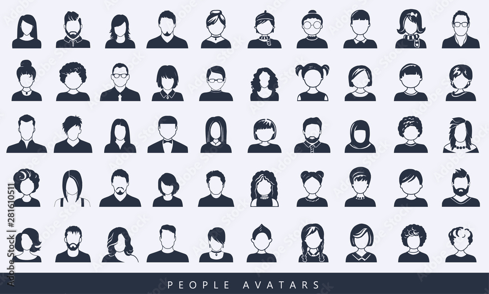 © lubashka - Simple avatar icons