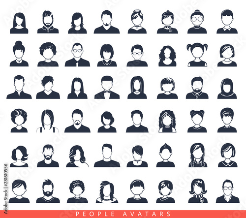 Simple avatar icons