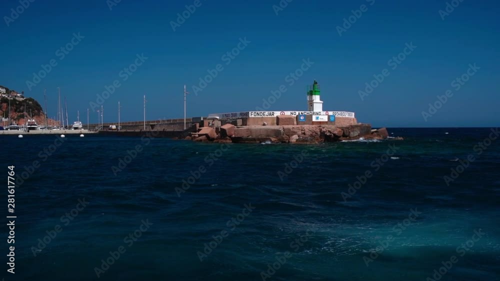 The Bay in the Mediterranean in summer The Bay in the Mediterranean in summer