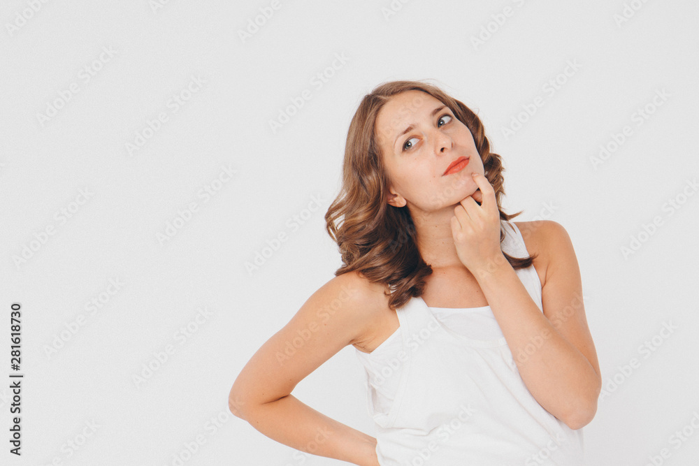the pregnant woman thought. The concept of healthy digestion, lifestyle the pregnant woman thought. The concept of healthy digestion, lifestyle