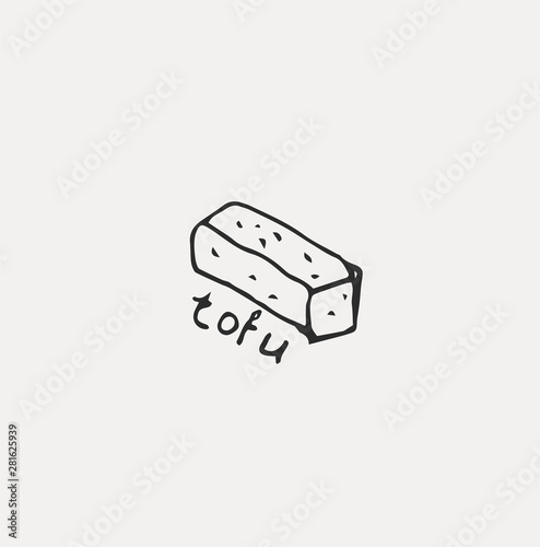 Collection of the different japanese food. Hand drawn line art set of the food icon