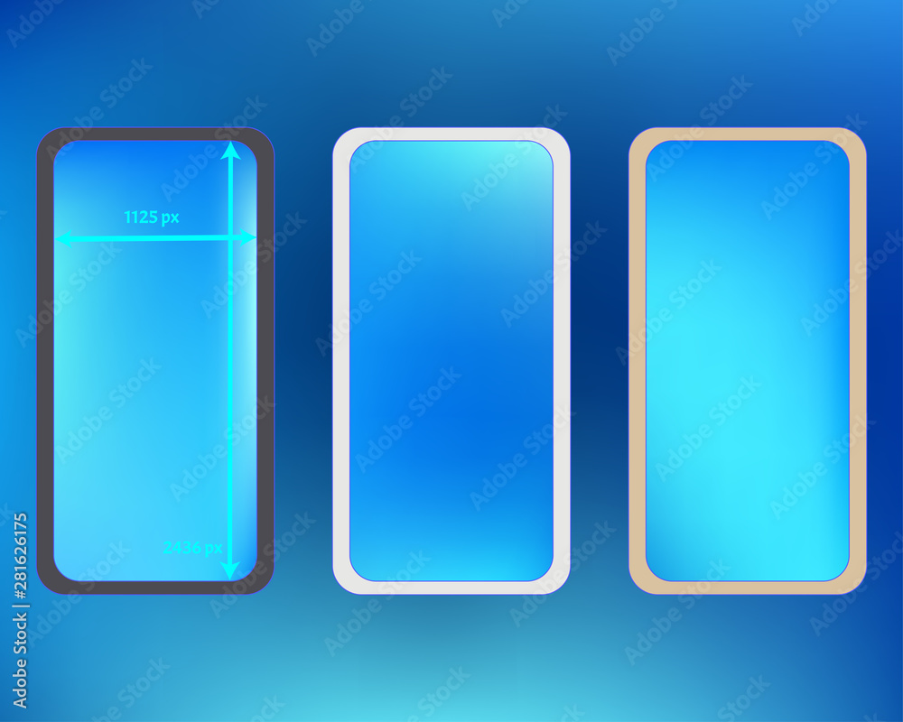Mesh, azure colored phone backgrounds kit. Mesh, azure colored phone backgrounds kit.