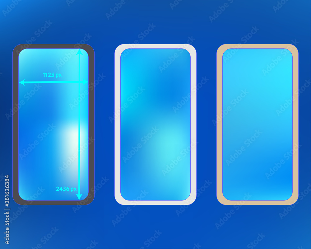 Mesh, azure colored phone backgrounds kit. Mesh, azure colored phone backgrounds kit.