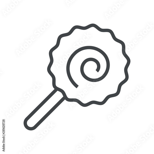 Line icon lollipop