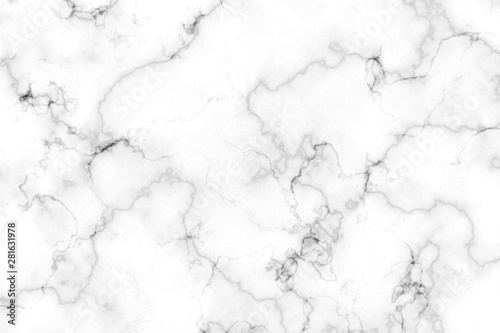 White marble texture background pattern with high resolution