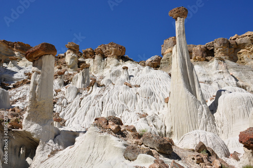 wahweap hoodoos in escalante staircase park american south west photo