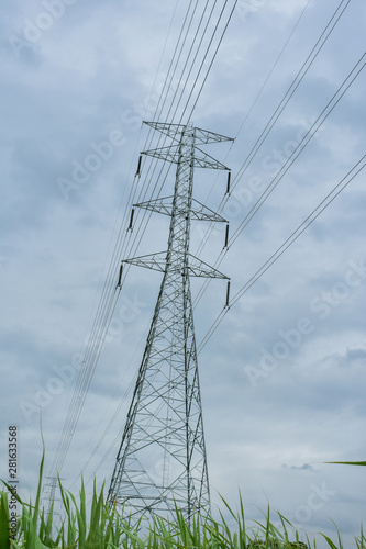 high voltage pole, high voltage pole from Thailand country