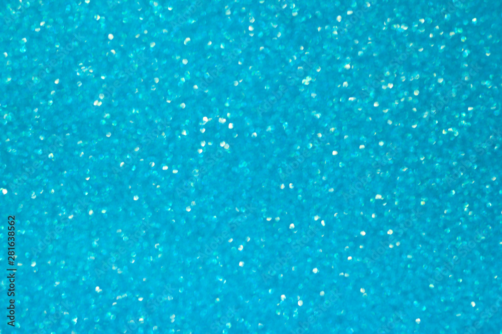Obraz premium abstract blurred blue background with shiny bokeh