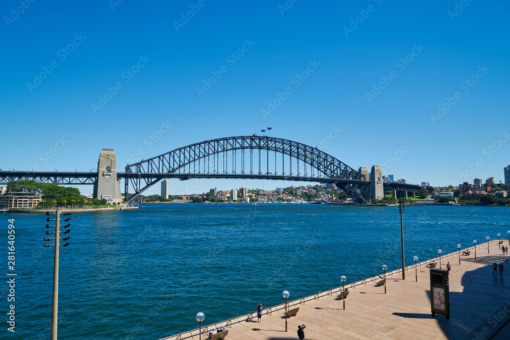 Harbour Bridge in Sydney, Australia.