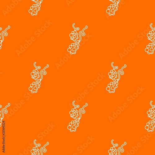 Micro vibrio pattern vector orange for any web design best