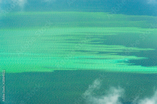 aerial photograph of the Tapajós and Amazon River Water Meeting photo
