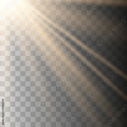 Vector transparent sunlight special