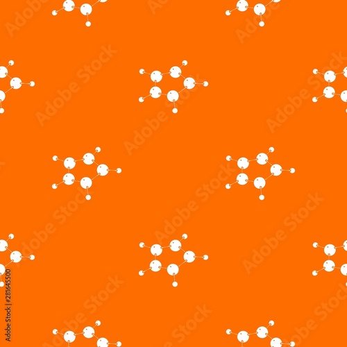 Furan pattern vector orange for any web design best photo