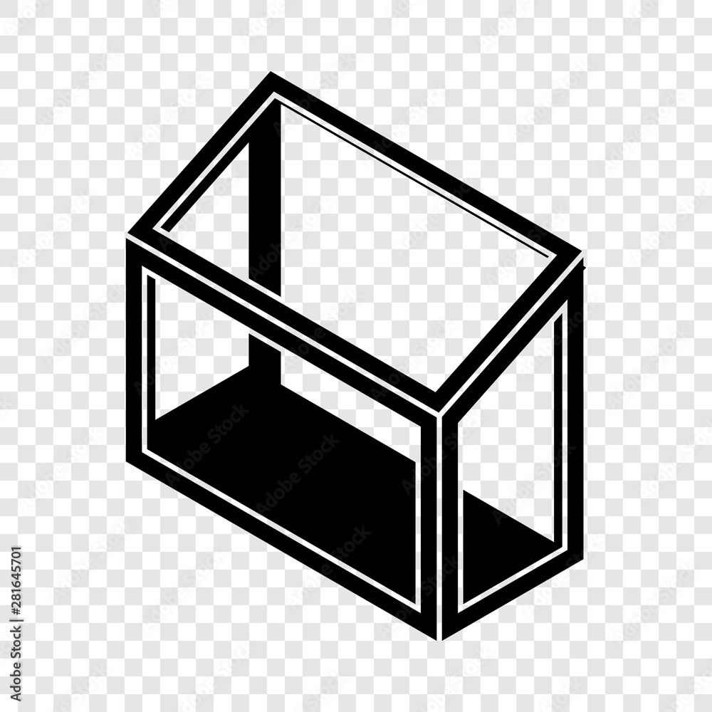 Balcony window frame icon. Simple illustration of balcony window frame vector icon for web Balcony window frame icon. Simple illustration of balcony window frame vector icon for web
