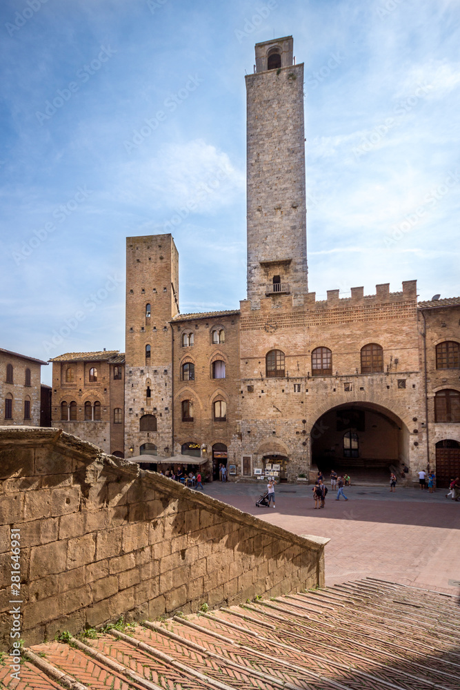 Cité médivale de San Gimignano, Toscone