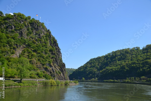 Loreley Rock and Gorge on the Rhine River