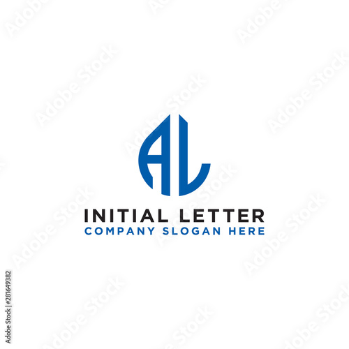 Free Download logo design inspiration for companies from the initial letters of the AL logo icon. -Vector - GFXLoad