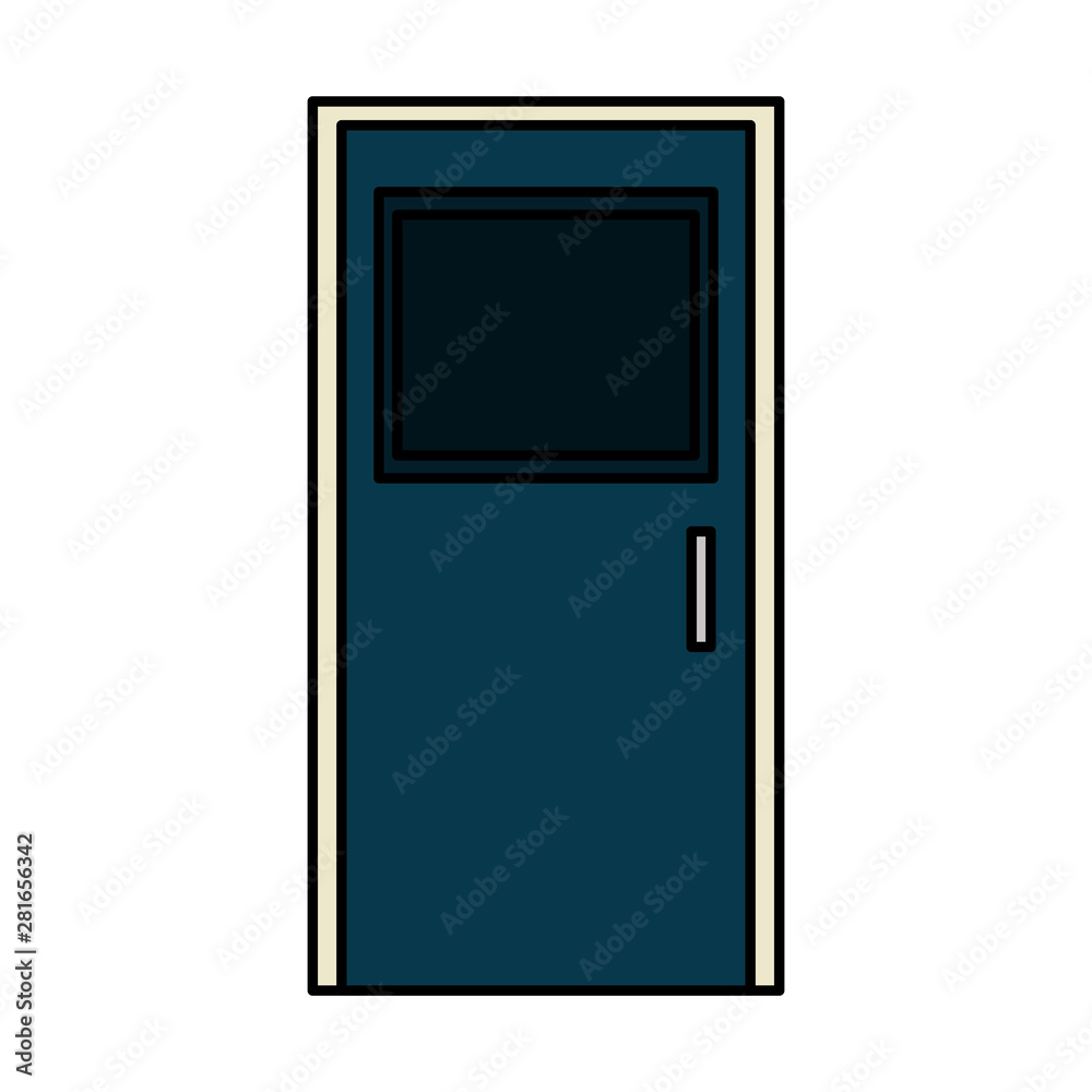 wooden house door closed icon wooden house door closed icon
