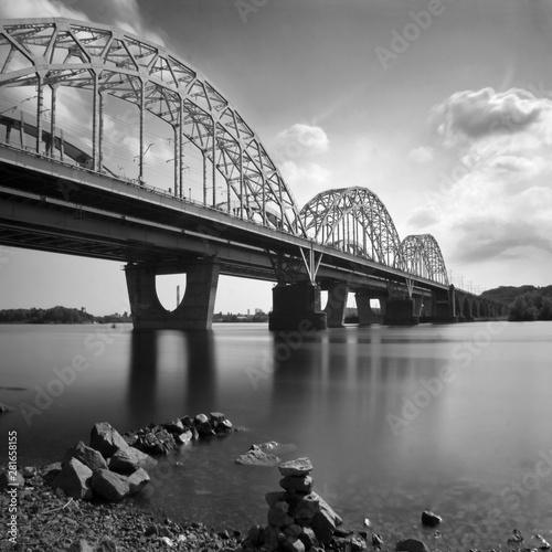 Darnytsky Bridge Kiev Ukraine