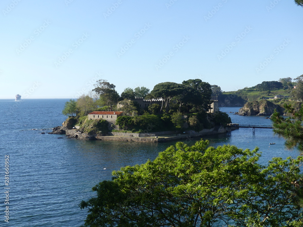 Santa Cruz, Oleiros, Porto santa cruz, isla, castillo, barco, mar coruña