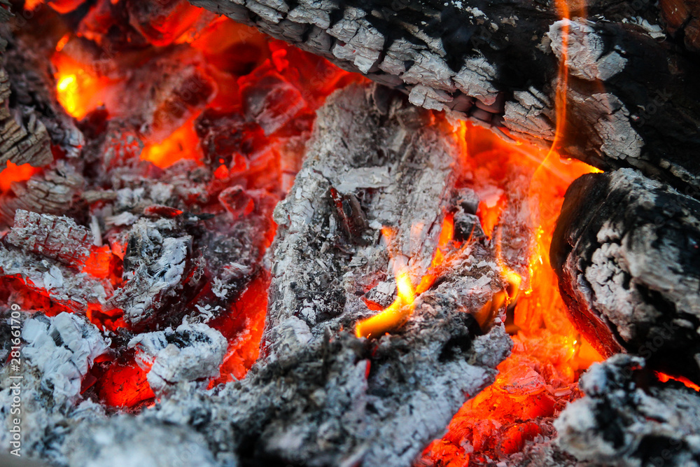 Beautiful countryside summer celebration view of burning wood from middle. Beautiful countryside summer celebration view of burning wood from middle.