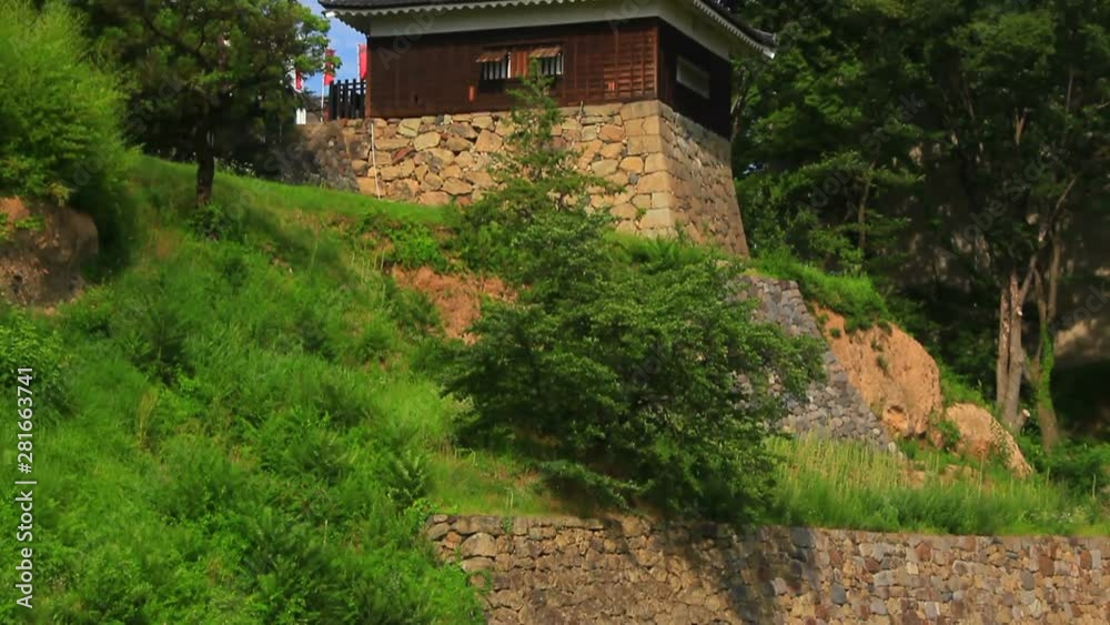 View of Ueda Castle,  Ueda City,  Nagano Prefecture