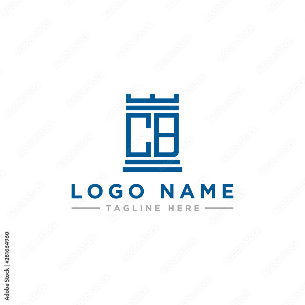 logo design inspiration for companies from the initial letters of the CB logo icon. -Vector logo design inspiration for companies from the initial letters of the CB logo icon. -Vector