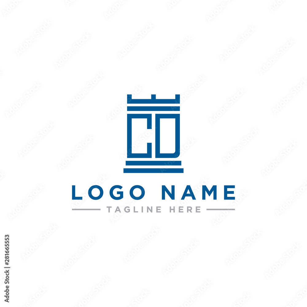 logo design inspiration for companies from the initial letter of the CD logo icon. -Vector logo design inspiration for companies from the initial letter of the CD logo icon. -Vector