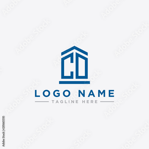 logo design inspiration for companies from the initial letter of the CD logo icon. -Vector