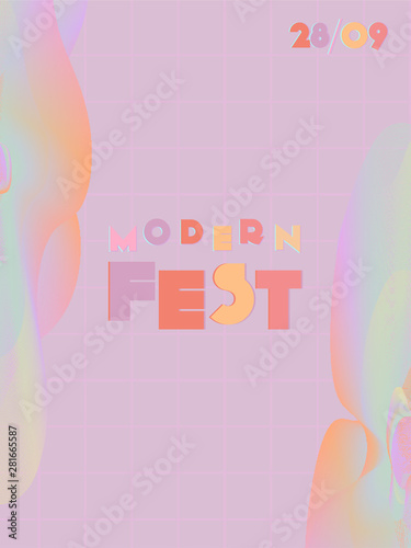 Music festival cover background.