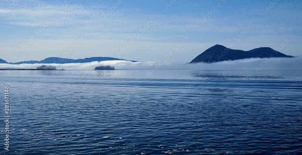 Alaskan Coastline as seen from the Ocean Alaskan Coastline as seen from the Ocean