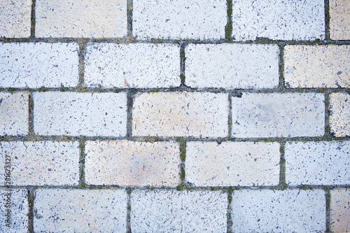 texture of a brick wall, close-up