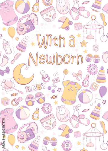 Baby shower invitation.