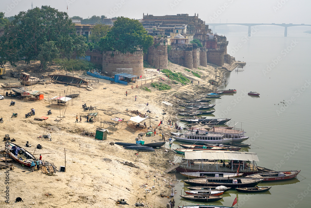 Varanasi/India-13.07.2019:The Ramnagar Fort in Varanasi