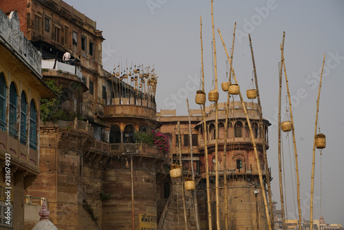 Varanasi/India-07.11.2018:The holly town of Varanasi